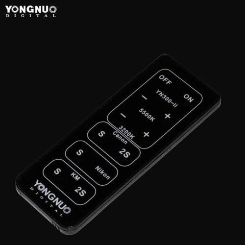  Yongnuo Professional LED Video Light Flash YN300-II With 300pcs Lamps, 4 color sheets for DSLR Camera Canon EOS, 3200-5500K adjustable color temperature