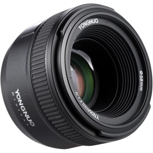  YONGNUO YN50mm F1.8N Manual Focus Lens Standard Prime Lens Large Aperture FX DX Compatible with Nikon DSLR Cameras