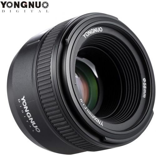  YONGNUO YN50mm F1.8N Manual Focus Lens Standard Prime Lens Large Aperture FX DX Compatible with Nikon DSLR Cameras