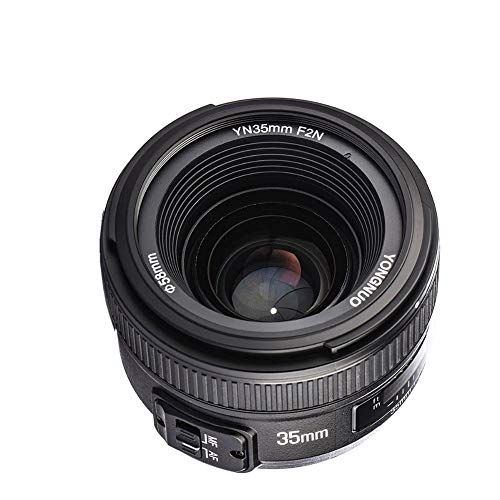  YONGNUO YN35mm F2N Lens 1:2 AF/MF Wide-Angle Fixed/Prime Auto Focus Lens for Nikon DSLR Cameras