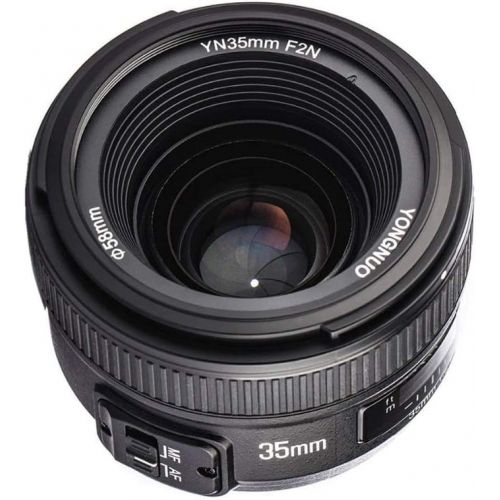  YONGNUO YN35mm F2N Lens 1:2 AF/MF Wide-Angle Fixed/Prime Auto Focus Lens for Nikon DSLR Cameras