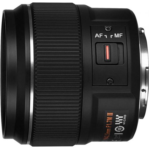  YONGNUO YN42.5mm F1.7M II Auto Focus Fixed Prime Lens for Micro Four Thirds Cameras