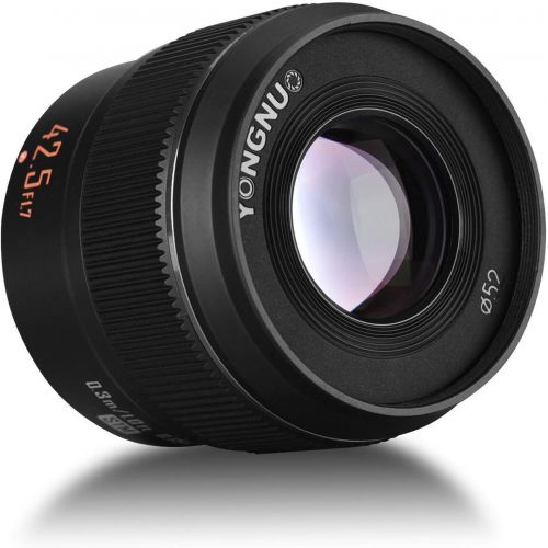  Yongnuo YN42.5MM F1.7M II Medium Auto Focus Fixed Prime Lens, for Micro Four Thirds Cameras, Compatible with Olympus Panasonic