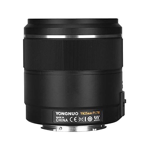  Yongnuo YN25mm F1.7M Auto Focus Standard Prime Lens, Mirrorless Micro Four Thirds, Compatible with Olympus and Panasonic Cameras