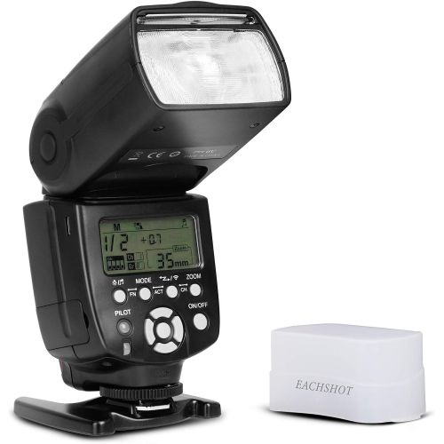  [아마존베스트]YONGNUO YN-560 IV Flash Speedlite for Canon Nikon Pentax Olympus DSLR Cameras with EACHSHOT Diffuser