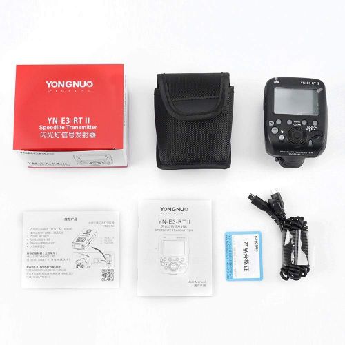  [아마존베스트]YONGNUO YN-E3-RT II On-Camera Flash Speedlite Transmitter Flash Trigger Compatible for ST-E3-RT/600EX-RT/YN-E3-RT/YN968EX-RT/YN600EX-RTII/YN686EX-RT/YNE3-RX