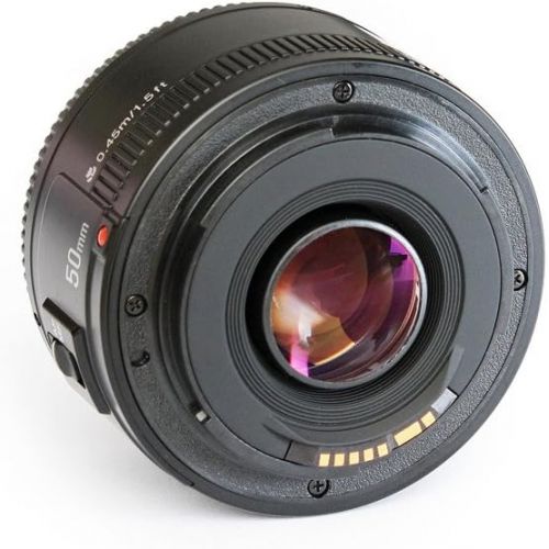  [아마존베스트]Yongnuo YN50mm F1.8 Lens Large Aperture Auto Focus Lens Fixed Standard Prime Lens YN50mm F1.8C Compatible with Canon EF Mount EOS Camera