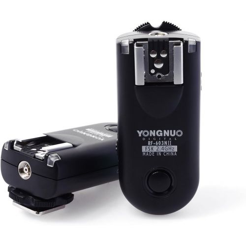  [아마존베스트]YONGNUO RF-603 II 16-Ch Wireless Flash Trigger Kit for Nikon DC2 Connection