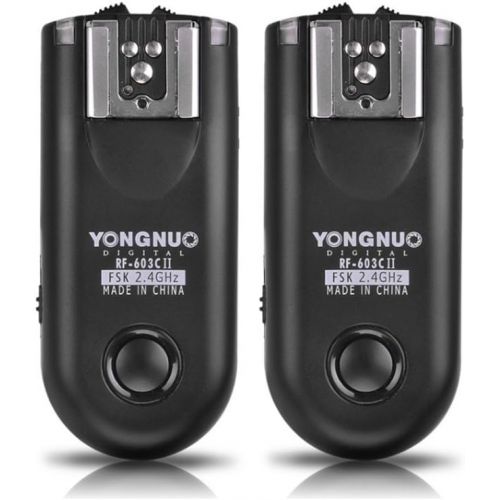  [아마존베스트]YONGNUO RF-603C-II-C3 Wireless Remote Flash Trigger Kit for Canon 1D 5D 7D 10D 20D 30D 40D 50D