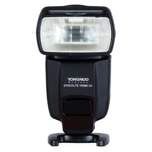  [아마존베스트]Yongnuo YN560-III-USA Speedlite Flash with Integrated 2.4-GHz Receiver for Canon, Nikon, Pentax, Olympus, GN58, US Warranty (Black)