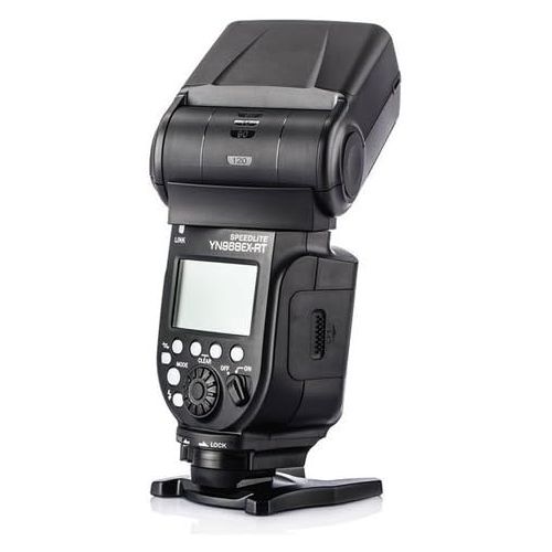  YONGNUO YN968EX-RT LED Wireless Flash Speedlite Master TTL HSS for Canon Digital Cameras with A&R Cleaning Cloth, Stand and case