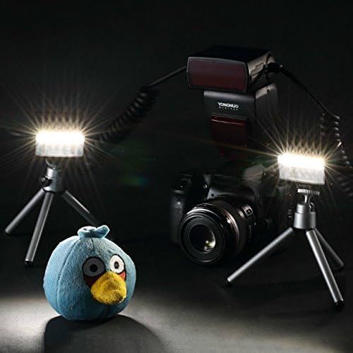  YONGNUO YN24EX TTL Macro Ring FlashLED Macro Flash Speedlite with 2 PCS Flash Head and 4 PCS Adapter Rings for Canon