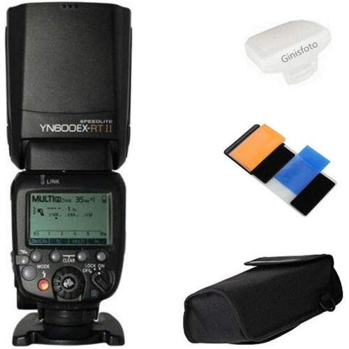  YONGNUO Yongnuo Updated YN600EX-RT II Flash Speedlite for Canons 600EX-RTST-E3-RT Wireless Signal Camera, Master,USB Firmware Upgrade, 18000sec Sync Speed