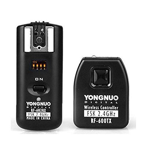 YONGNUO Yongnuo RF-602 N 2.4GHz 100M Wireless Remote Flash Transmitter + 3 Receivers for Nikon D7200 D7100 D7000 D3300 D3200 D3000 D5000 D5100 D5200 D5300 D500 D700 D810 D60 D50,et.