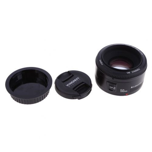  YONGNUO Yongnuo YN50mm F1.8 Lens Large Aperture AF Lens in Black For Canon EOS Rebel Digital Camera