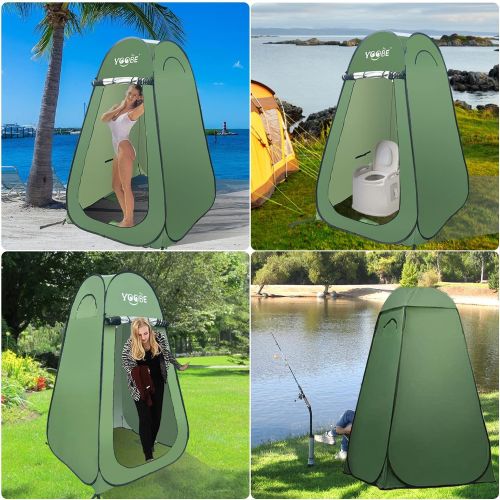  YOOBE Outdoor Camping Field Tent-Portable Privacy Shower Tent and Outdoor Toilet Super high and Spacious pop-up Changing Tent