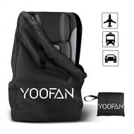 YOOFAN Car Seat Travel Bag, Gate Check Drawstring Backpack Bag with Shoulder Straps for Stroller,Car Seats,Boosters and Infant Carriers, Waterproof - Great for Airplane,Saving Money and S