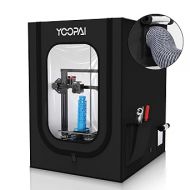 YOOPAI 3D Printer Enclosure, Fireproof Dustproof Tent Constant Temperature Protective Cover for Creality Ender 3/Ender 3 Pro/Ender 3V2/Ender 3S1/Neo/Anycubic Elegoo, 29.5×25.6×21.6