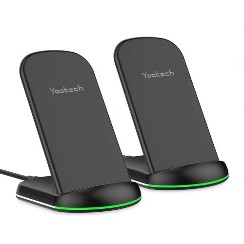  [아마존 핫딜]  [아마존핫딜]YOOTECH Wireless Charger,2-Pack Qi-Zertifiziert Wireless Ladestation fuer iPhone XS MAX/XR/XS/X/ 8/8 Plus, 10W Fast Induktive Ladegerat fuer Galaxy Note 9/S9/S9 Plus/Note 8/S8/S8 Plu