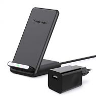 [아마존 핫딜]  [아마존핫딜]YOOTECH Wireless Charger mit Luefter, Qi Induktion Ladestation fuer iPhone XS MAX/XR/XS/X/ 8/8 Plus, 10W Fast Wireless Ladestation fuer Galaxy S10+/S10/S10e/Note 9/S9/S9 Plus/Note 8/S