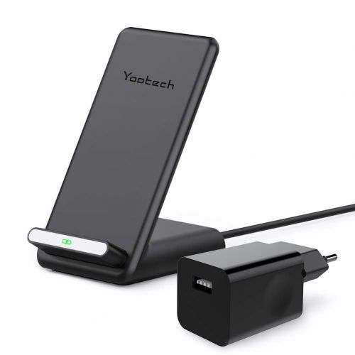  [아마존 핫딜]  [아마존핫딜]YOOTECH Wireless Charger mit Luefter, Qi Induktion Ladestation fuer iPhone XS MAX/XR/XS/X/ 8/8 Plus, 10W Fast Wireless Ladestation fuer Galaxy S10+/S10/S10e/Note 9/S9/S9 Plus/Note 8/S