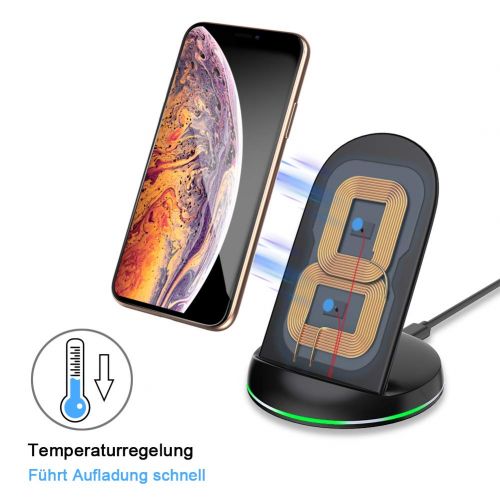  [아마존 핫딜]  [아마존핫딜]YOOTECH Wireless Charger, [2-Pack] 7,5W Qi Wireless Ladestation fuer iPhone XS MAX/XR/XS/X/8/8 Plus, 10W Fast Ladegerat Induktive fuer Galaxy Note 9/S9/S9 Plus/ Note8/S8/S8 Plus/S7 E