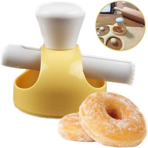  [아마존베스트]YOOUSOO Donut Mould Maker,2 Pack Donut Hole Cutter 3 inch,Donut Cutter with Dipping Plier,DIY Donut Biscuit Cake Mould Cutter for Decorating,Non-Stick Mold Baking Tools Kitchen Bread Desse