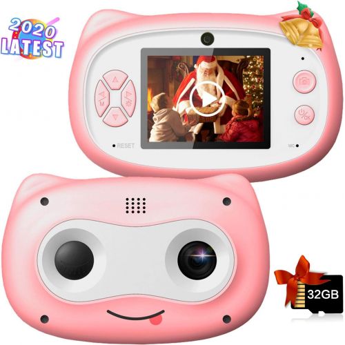  [아마존 핫딜] YOTON Kids Camera, 8 MP Digital Camera for Kids 3-10 Years Old, 1080P HD Shockproof Rechargeable Video Camera with 32GB Memory Card for Girls Boys Toddler Indoor Outdoor Travel, Pink