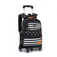 YOUBAG YUB Kids Backpacks Luggage Rolling Schoolbag with Wheels Unisex Trolley Bags