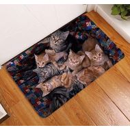 YOUCHENGER 3D Cat Print Floor Mats Rugs and Carpets for Home Living Room Bedroom Kitchen Bathroom Carpet