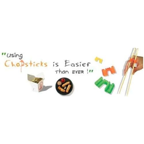  [아마존베스트]Inteliventor FUNCHOP Chopstick Helpers 10Pack