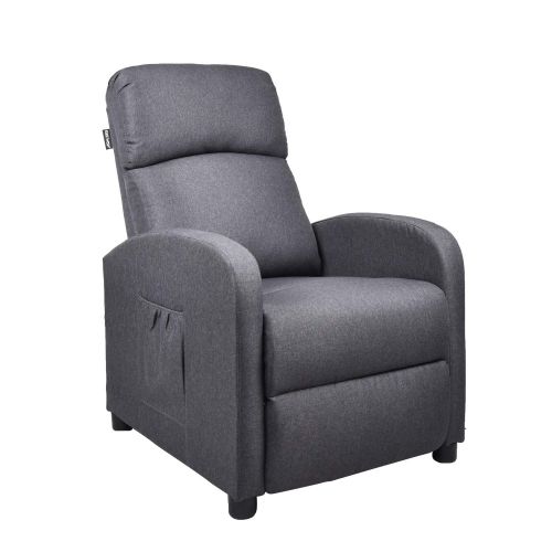  YOURLITEAMZ Gaming Massage Recliner Chair - Ergonomic Heated Rocking Sofa Gliders Lounge Chairs Heated wControl Linen Surface Padded Seat Home Theater Seating for Living Room