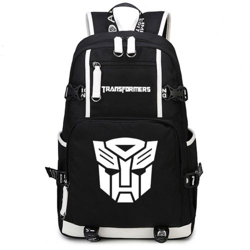  YOURNELO Unisex Leisure Transformers High Capacity Canvas School Backpack Bookbag