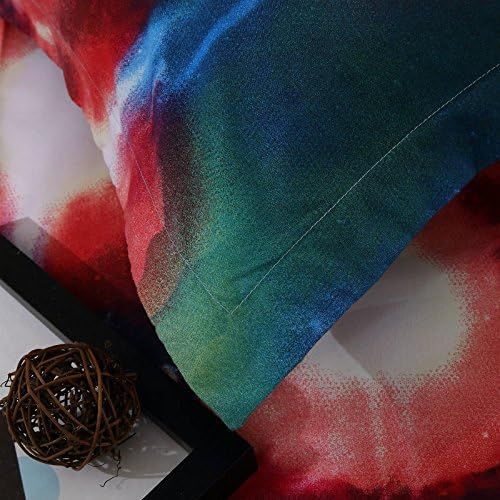  [아마존베스트]YOUSA Colorful Galaxy Print Bedding 3d Outer Space Bedding Set Twin (01)