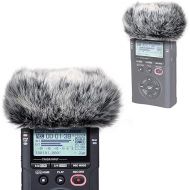YOUSHARES DR40X Windscreen Muff for Tascam DR-40X DR-40 Portable Recorders, DR40 Mic Deadcat Windshield Windscreen Artificial Fur Wind Screen