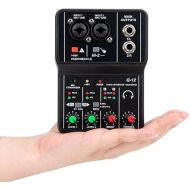 YOUSHARES 2 Channel USB Audio Interface for Recording Music, AudioBox Mic Preamps 48v 2 Channel for Streaming and Podcasting Recording