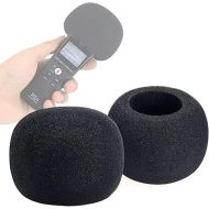 YOUSHARES Zoom H1n & H1 Recorder Foam Windscreen, Wind Cover Pop Filter Fits Zoom H1n Handy Portable Recorder (2 PCS)