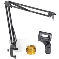 Microphone Boom Arm Stand - Compatible with Mic Stand for Blue Snowball,Audio-Technica AT2020 and Other Mic by YOUSHARES