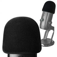 Pop Filter for Blue Yeti X Mic - Foam Microphone Windscreen Cover with Velvet-like Fabric Covering to Reduce Mic Noises by YOUSHARES