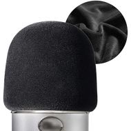 Flocked Foam Windscreen for Blue Yeti - Mic Cover Pop Filter with Flocking Surface for Blue Yeti, Yeti Pro Condenser Microphones by YOUSHARES