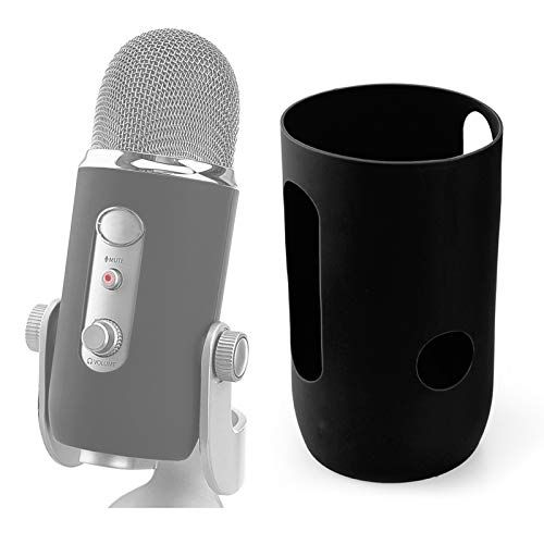  YOUSHARES Blue Yeti Protector - Full Protection Silicon Cover for Yeti & Yeti Pro Microphone (Blackout)