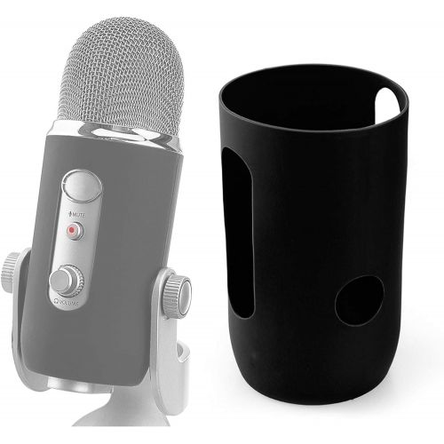  YOUSHARES Blue Yeti Protector - Full Protection Silicon Cover for Yeti & Yeti Pro Microphone (Blackout)
