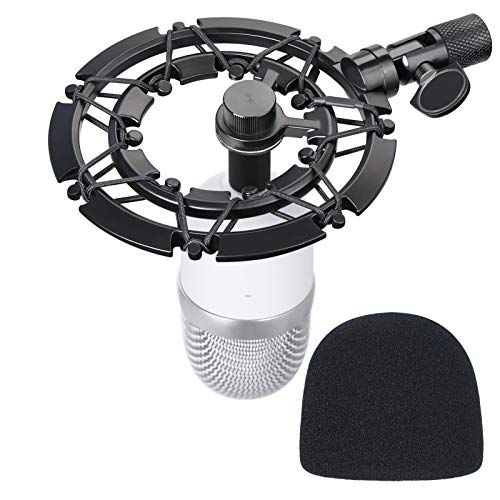  Razer Seiren Mini Shock Mount and Pop Filter Matching Mic Boom Arm Stand, Compatible for Razer Seiren Mini Microphone by YOUSHARES