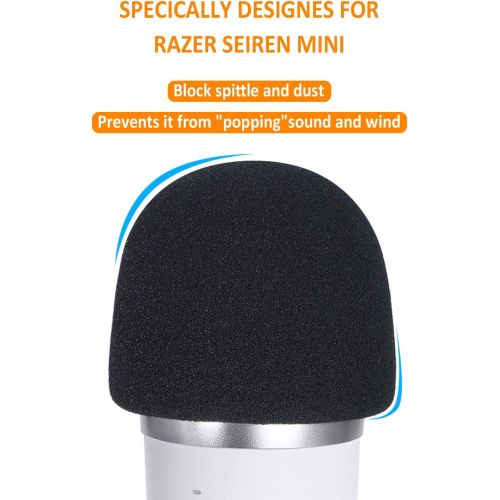  Razer Seiren Mini Shock Mount and Pop Filter Matching Mic Boom Arm Stand, Compatible for Razer Seiren Mini Microphone by YOUSHARES
