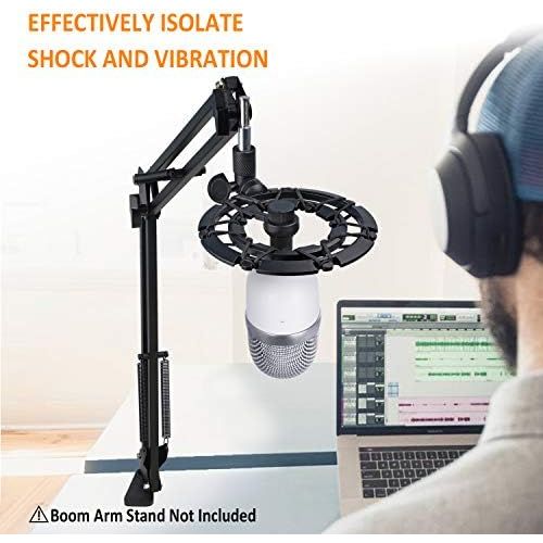  Razer Seiren Mini Shock Mount - Shockmount Advanced Vibration Blocking, Noise Repelling Matching Mic Boom Arm Compatible with Razer Seiren Mini Microphone by YOUSHARES