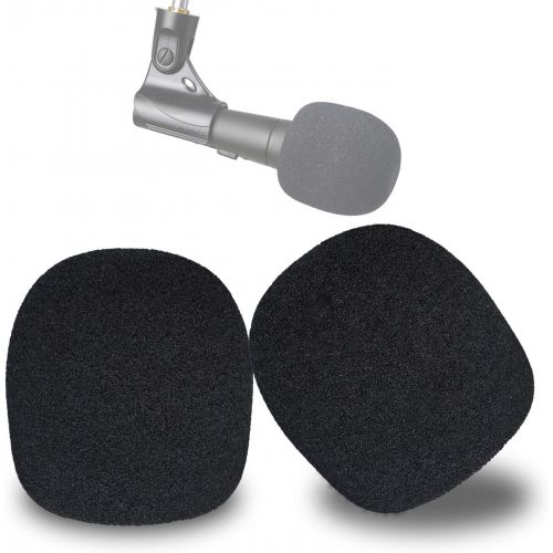  SM58 Windscreen - Pof Filter Foam Windscreen Microphone Cover Compatible with Shure SM58S SM58-LC Ball Type Mic to Reduce Wind Noises by YOUSHARES (2 Pack）