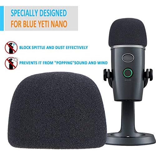  [아마존베스트]Blue Yeti Nano Microphone Shock Mount with Pop Protection, Shock Mount with Wind Protection, Reduces Vibration Microphone Stand for Blue Yeti Nano by YOUSHARES