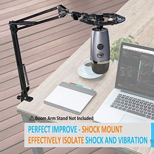  [아마존베스트]Blue Yeti Nano Microphone Shock Mount with Pop Protection, Shock Mount with Wind Protection, Reduces Vibration Microphone Stand for Blue Yeti Nano by YOUSHARES
