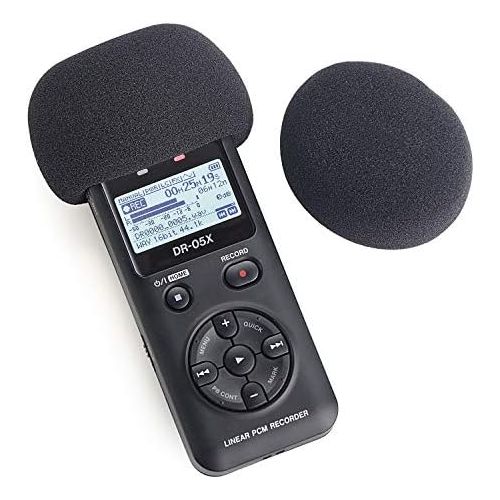  [아마존베스트]DR-05X Windbreak Foam Pop Protection for Tascam DR-05 and DR-05X by YOUSHARES (Pack of 2)