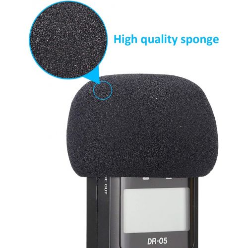  [아마존베스트]DR-05X Windbreak Foam Pop Protection for Tascam DR-05 and DR-05X by YOUSHARES (Pack of 2)